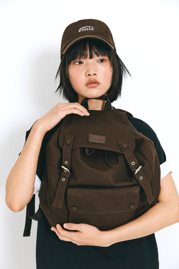 EMIS Oxford Cargo Backpack-Brown
