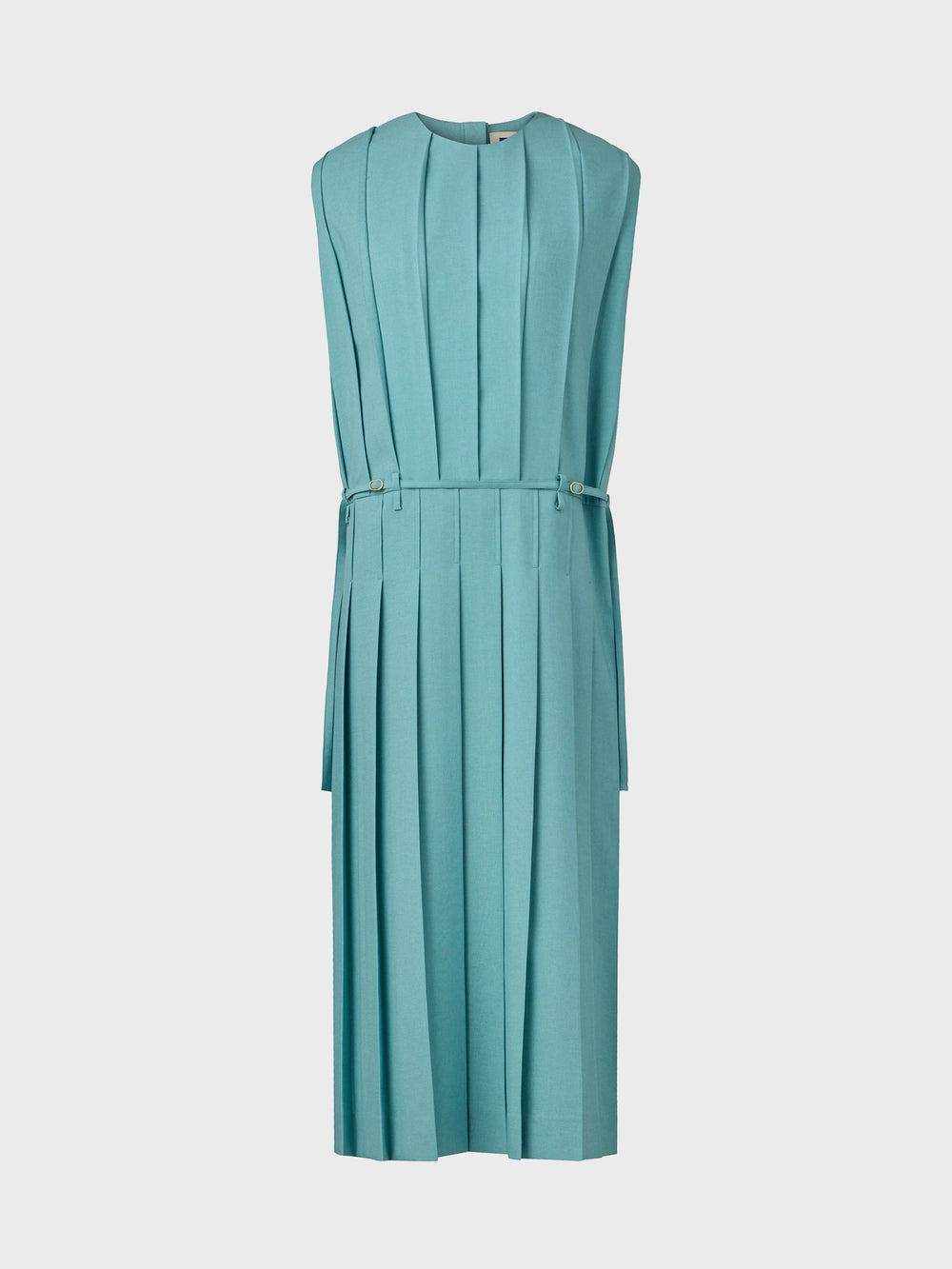 EENK Pleated Long Dress - Light Blue