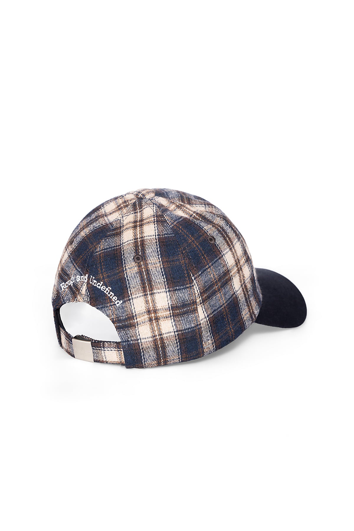 Matinkim Matin Contrast Brim Check Ball Cap IN Navy
