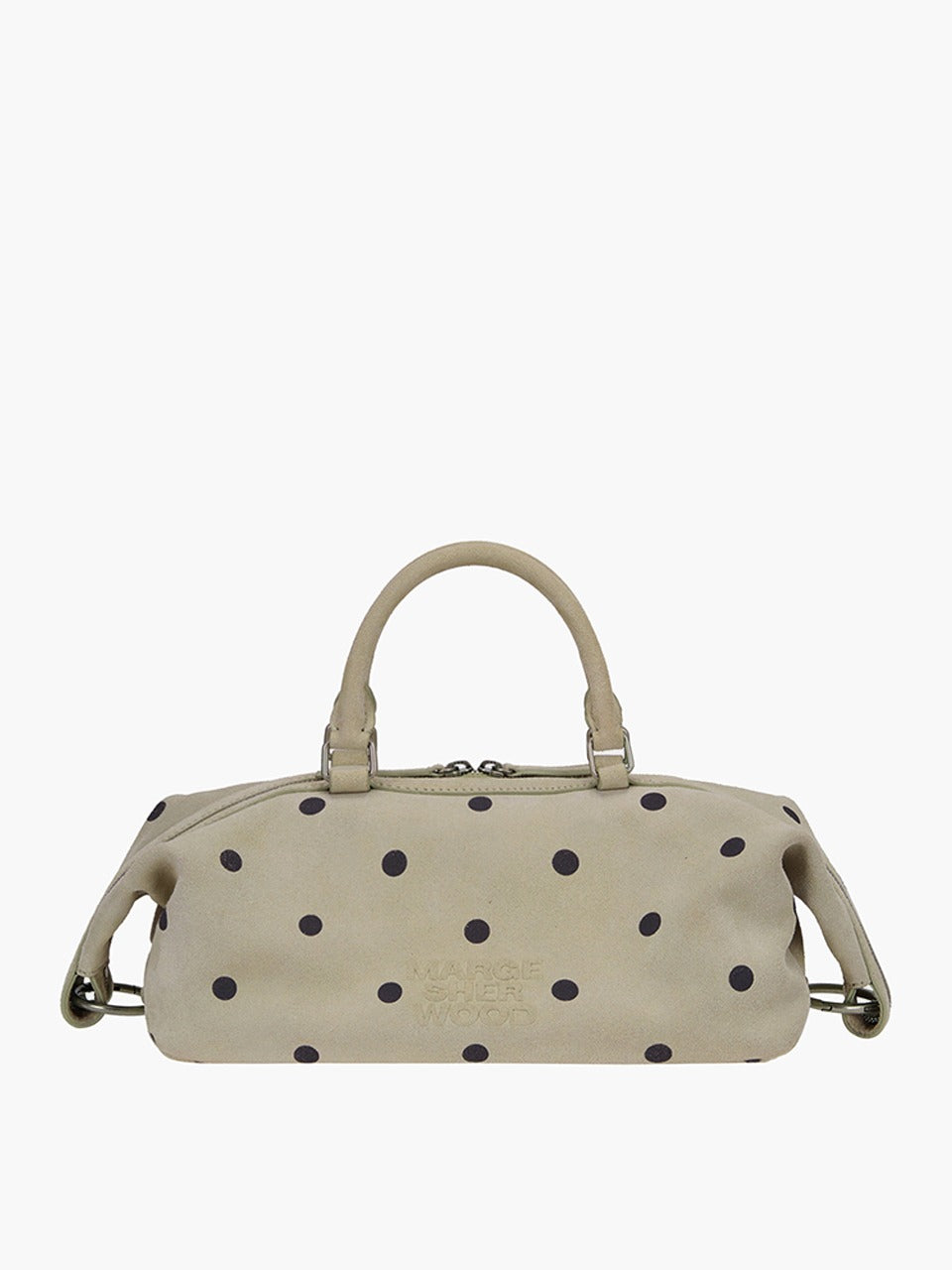 Margesherwood Dumpling EW Tote blond wood printed suede