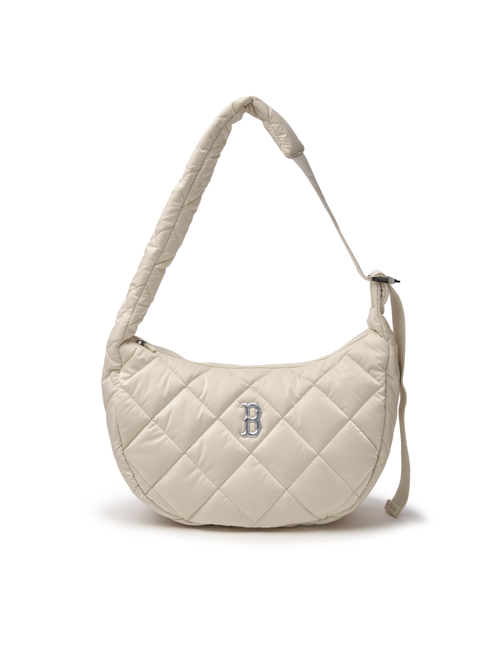 MLB Korea Curve Padding Hobo Bag