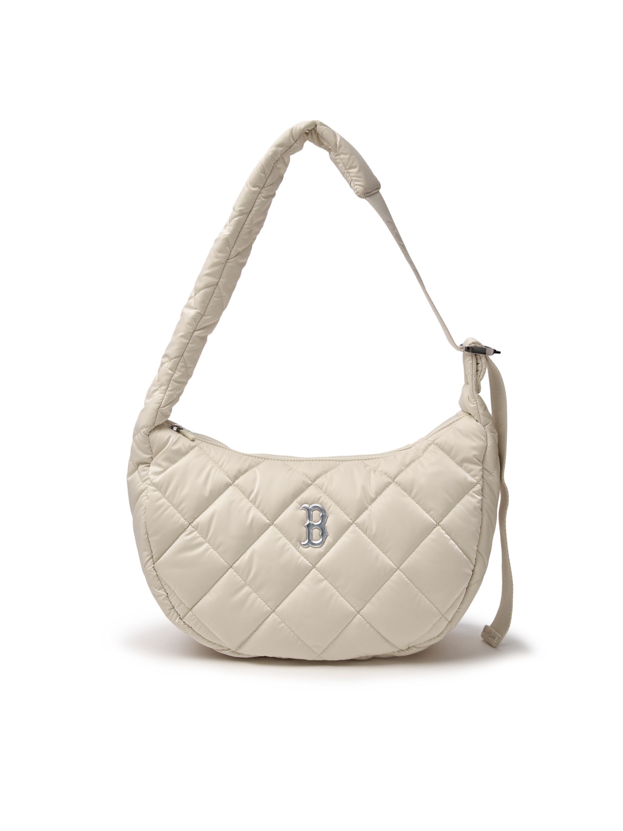MLB Korea Curve Padding Hobo Bag
