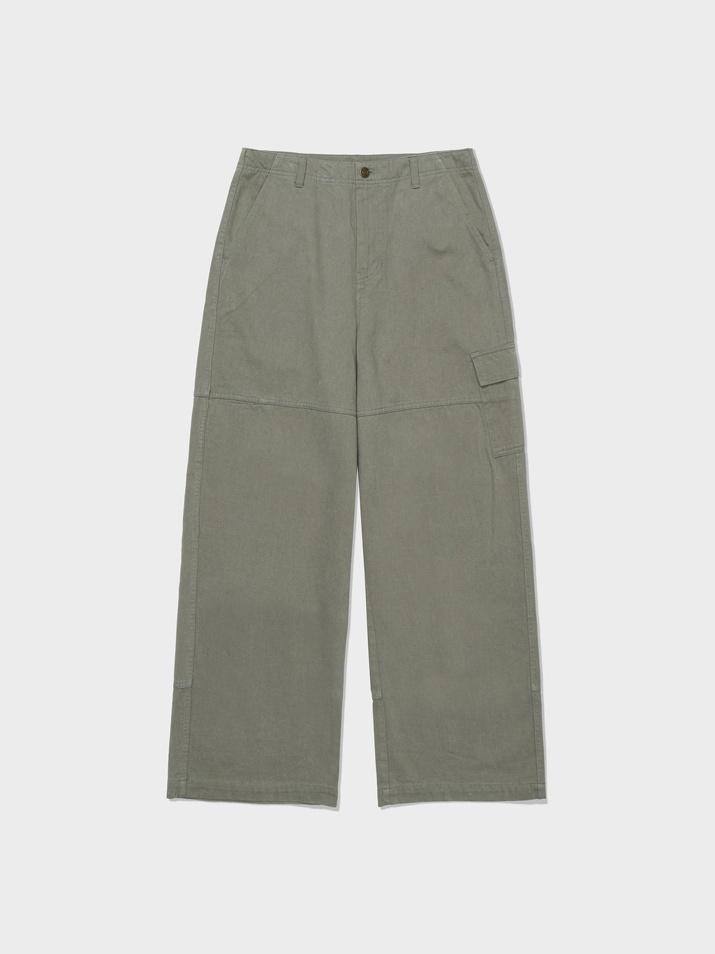 Low Classic Peach Skin Cargo Pants Khaki Grey