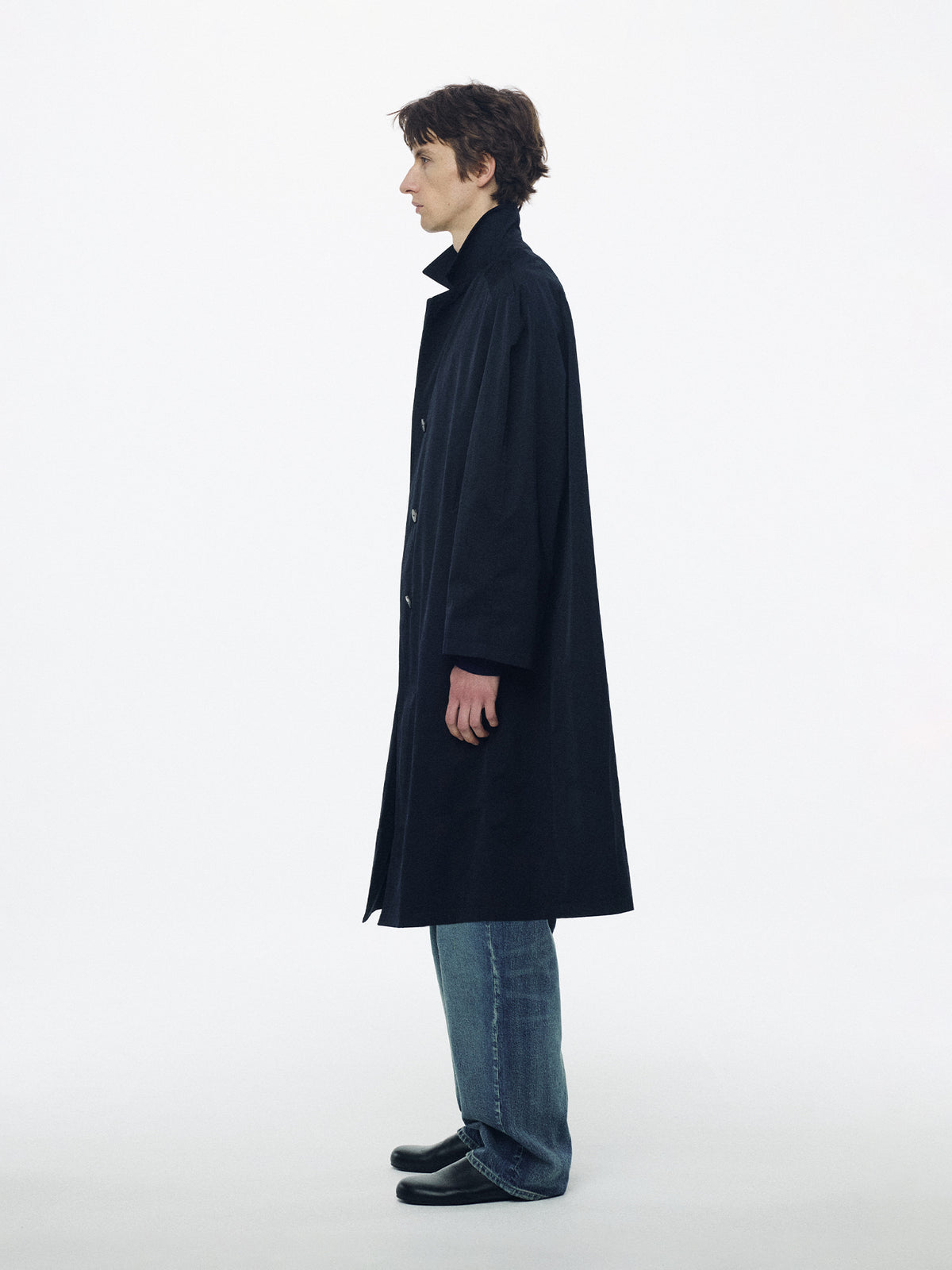 Nothing Written Ferro single trench (Dark navy, M)