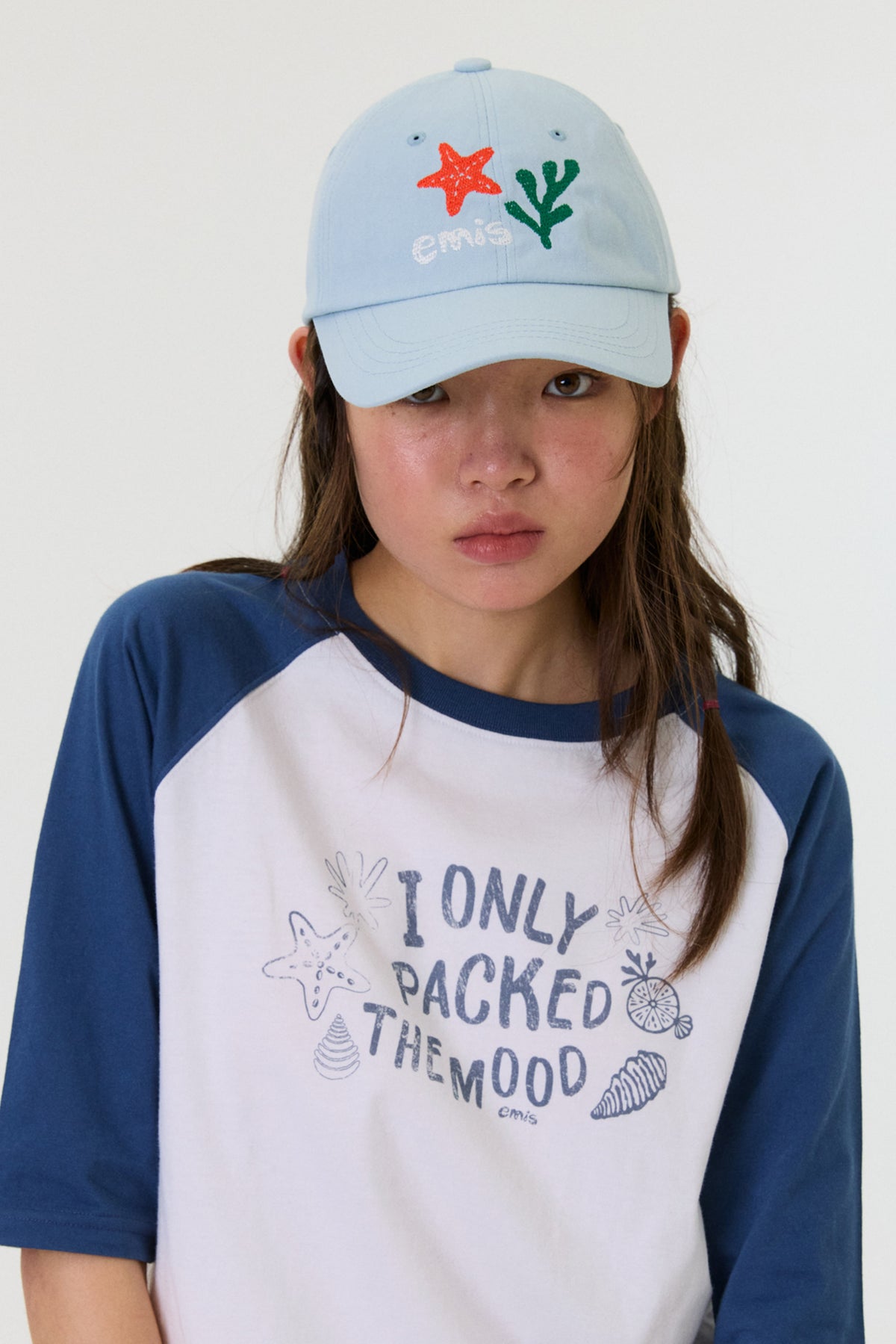 EMIS Coastal Ball Cap-Pastel Blue