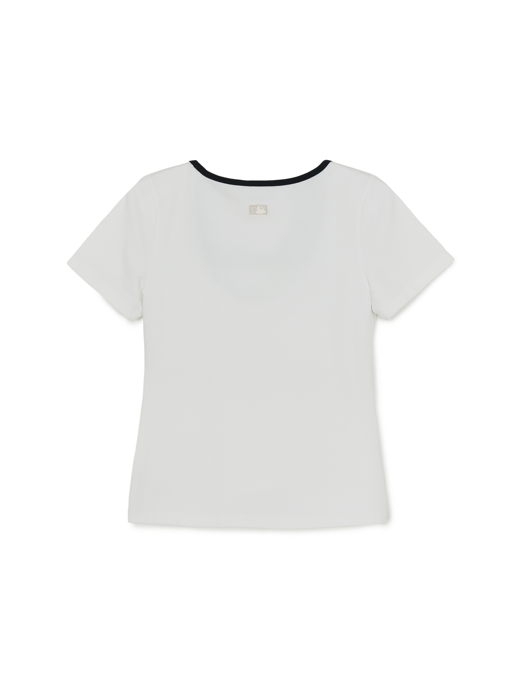 MLB Korea Women's Basic Square Neck Slim Fit T-shirt