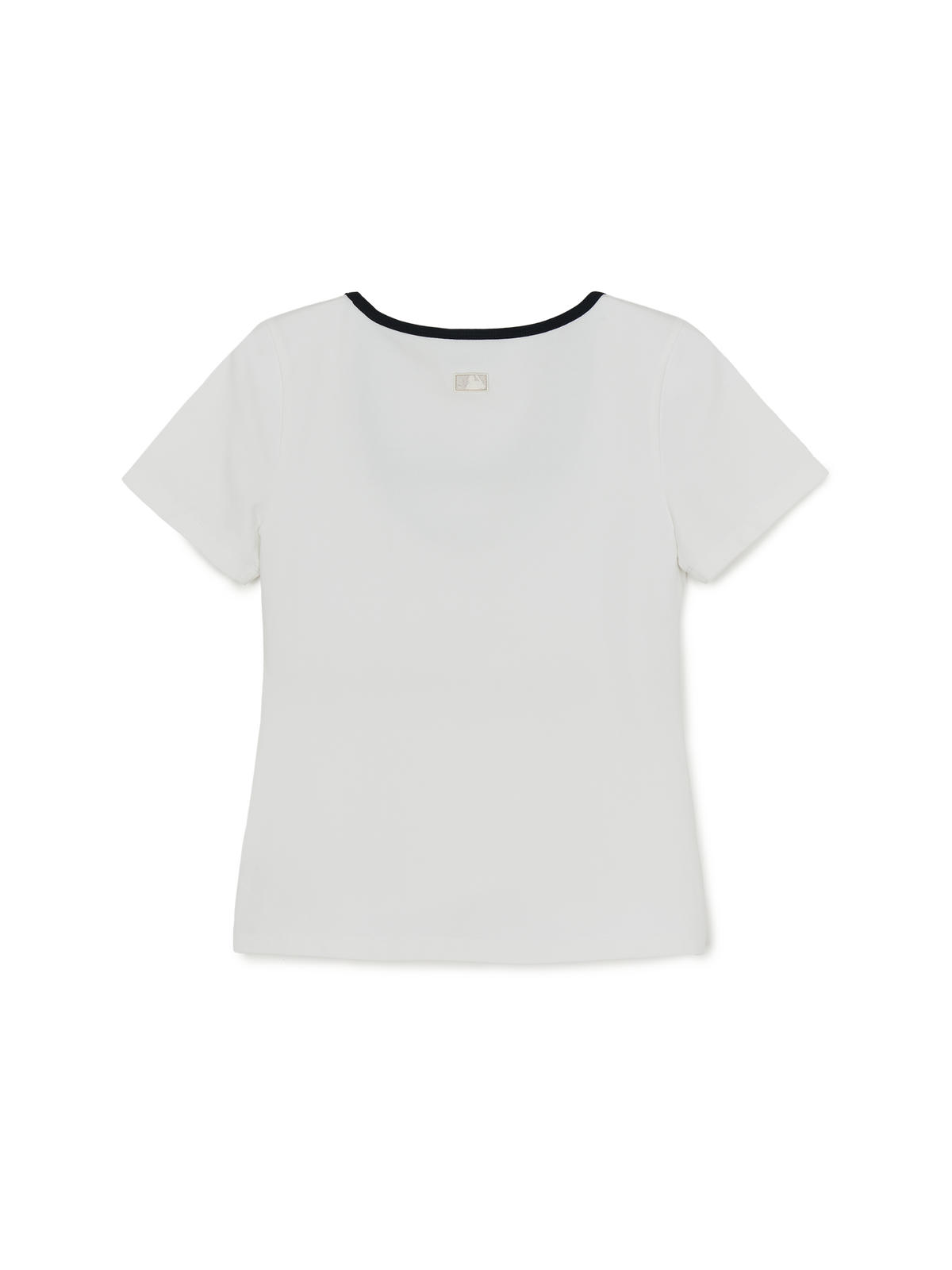Mlb Women's Basic Square Neck Slim Fit T-shirt