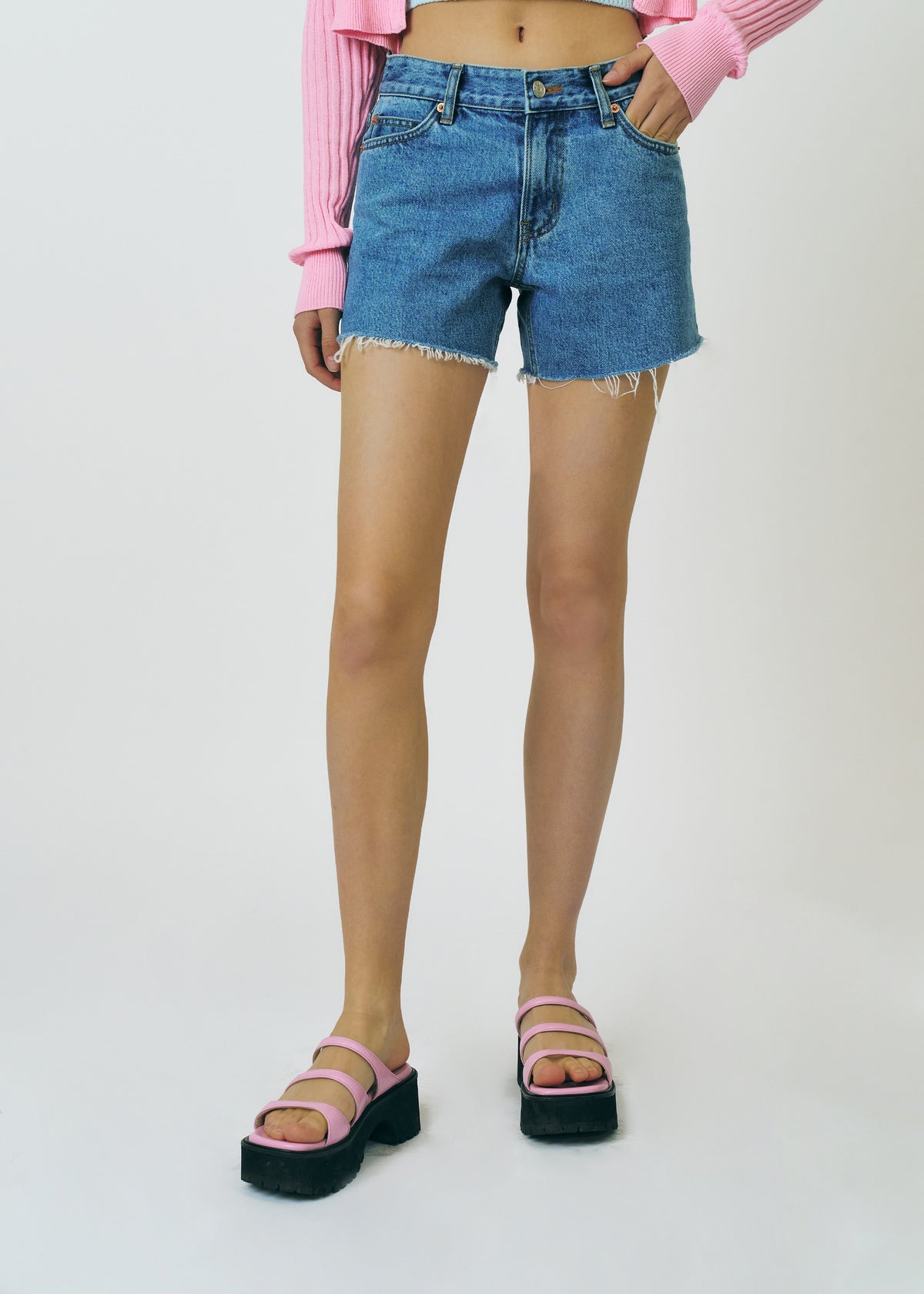 Grove Greed Denim Pants Blue