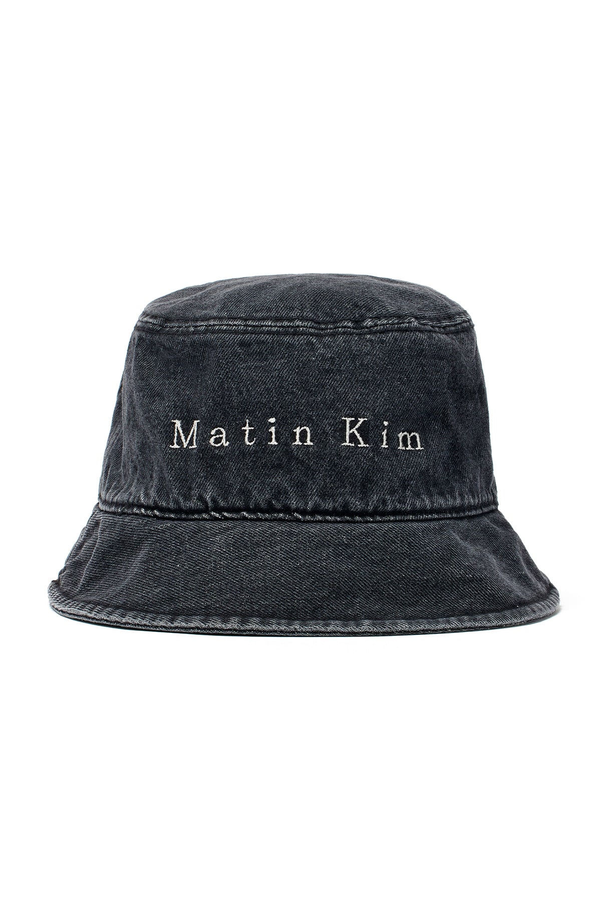 Matinkim Matin Black Denim Bucket Hat IN Black