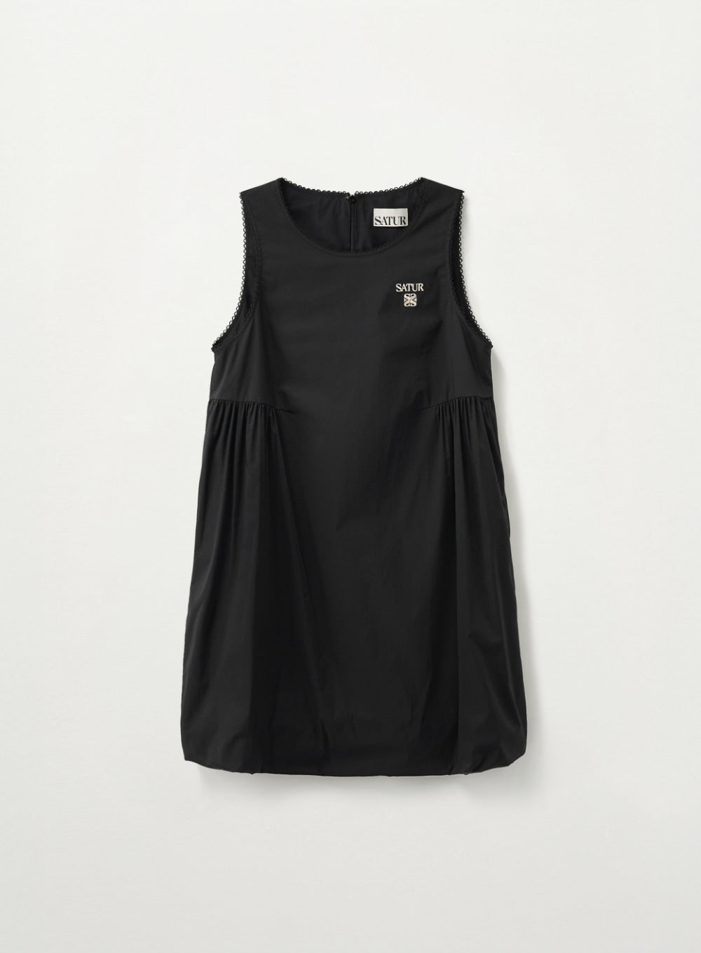 Satur (W) Balloon Sleeveless One-piece - Black