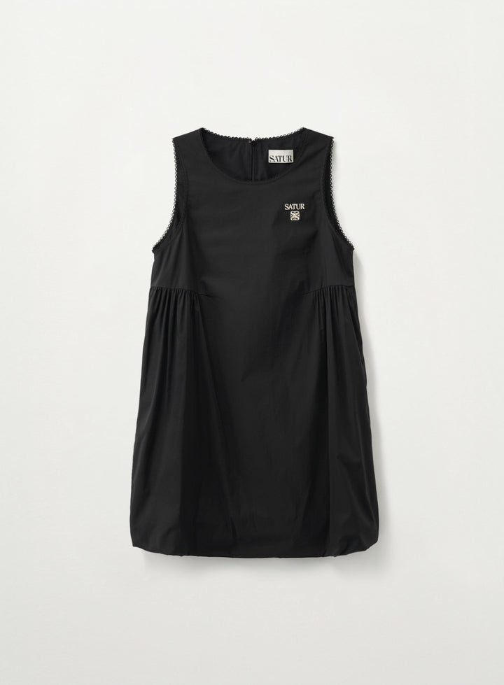 Satur (W) Balloon Sleeveless One-piece - Black