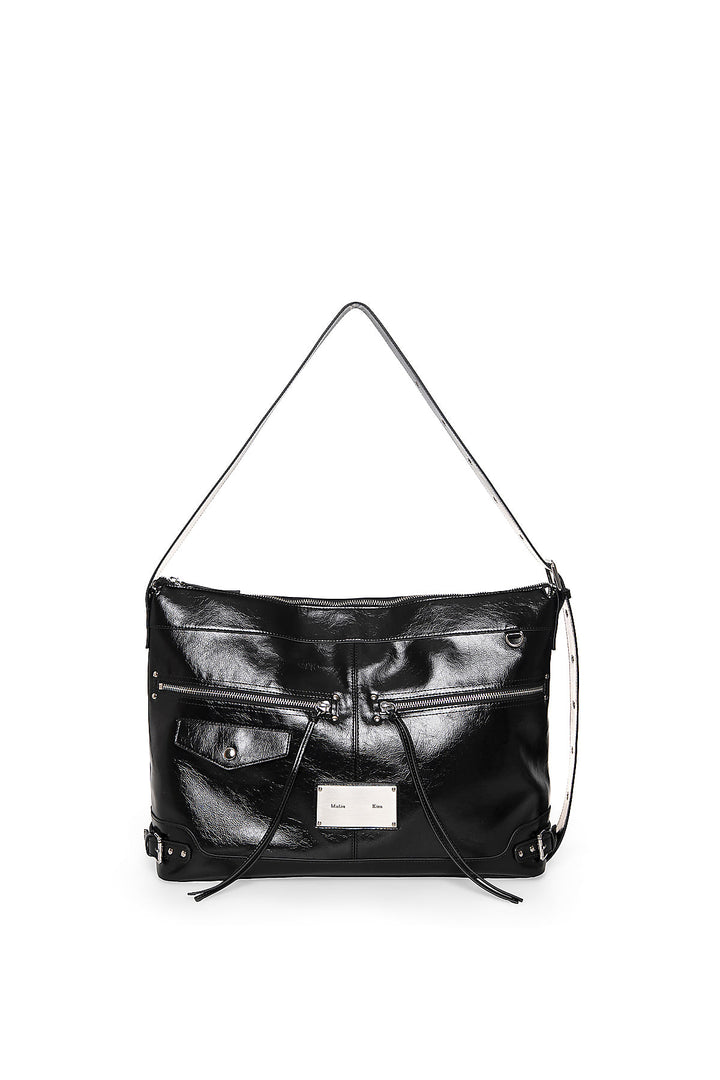 Matinkim Side Buckle Biker Big Bag IN Black