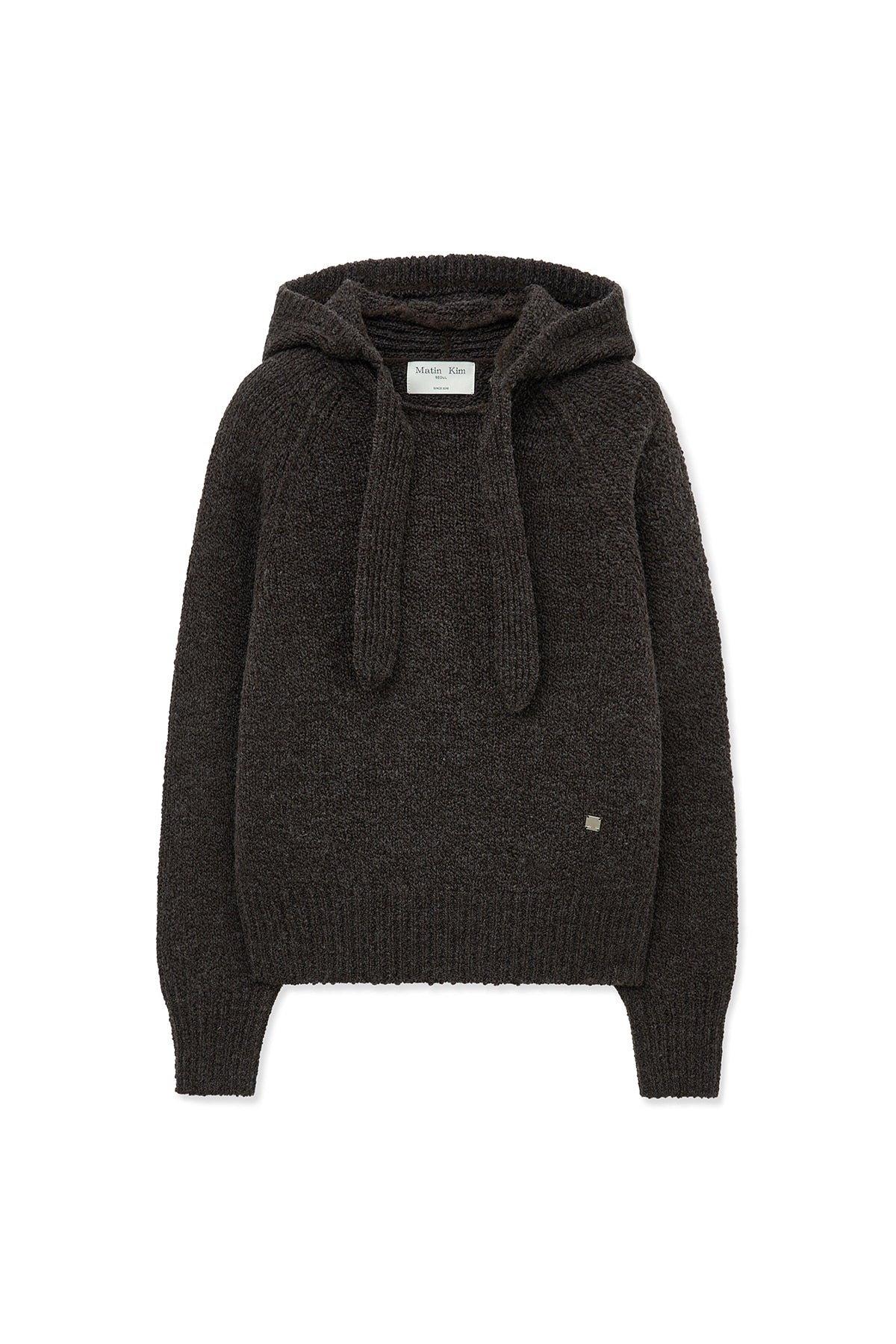 Matinkim Muffler Point Hoody Pullover IN Brown