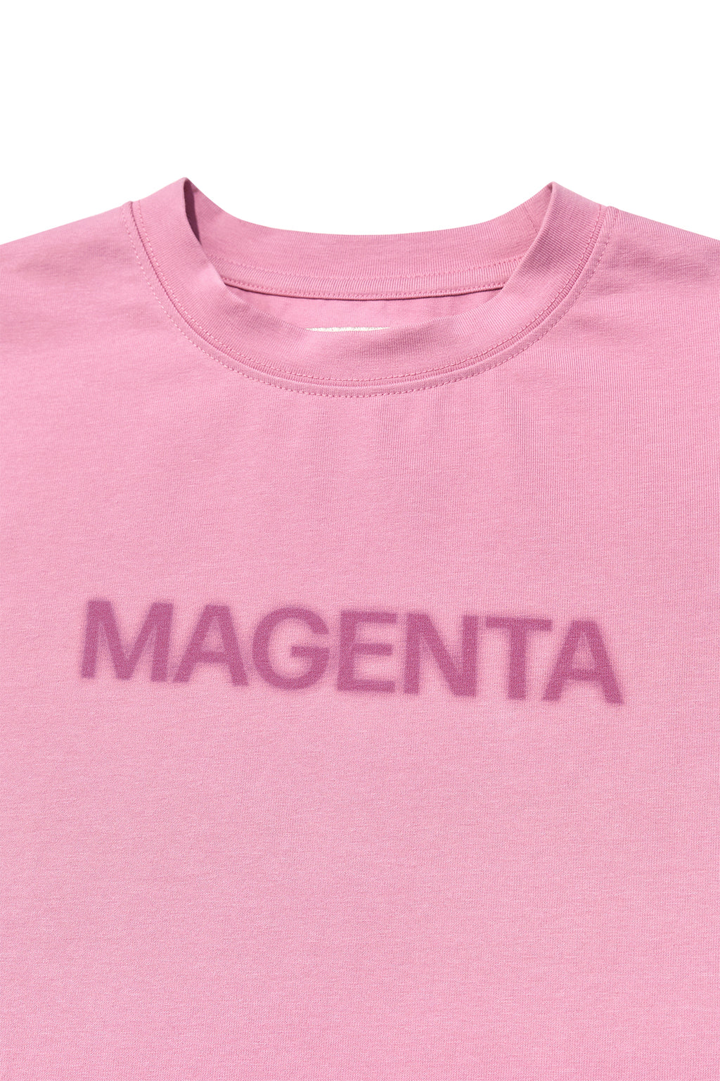 [matinkim] COLOR NAME PRINTING TOP IN PINK