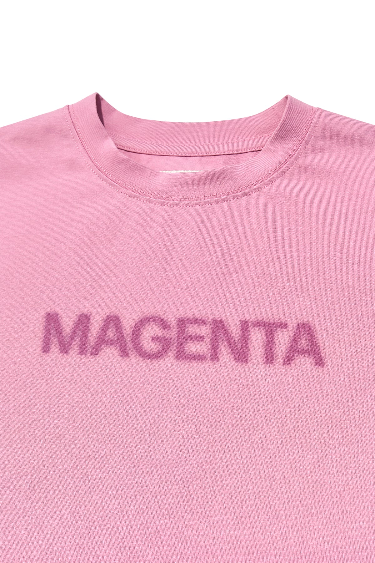 [matinkim] COLOR NAME PRINTING TOP IN PINK