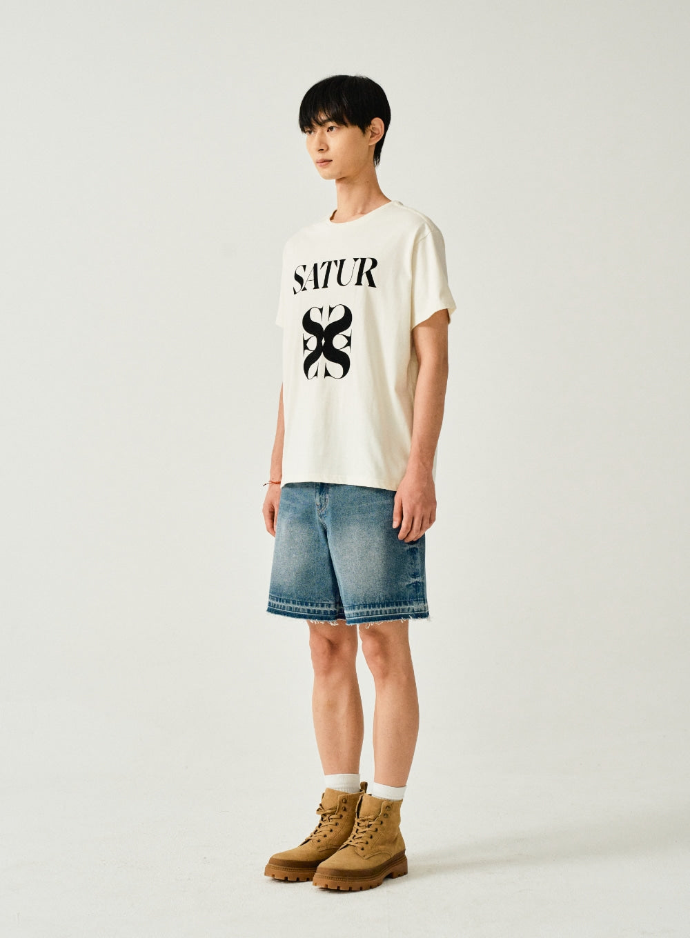 [satur] Satur All Day T-Shirt - Ivory