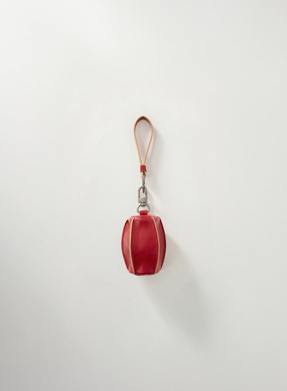 Satur Barrel Mini Pouch Keyring - Red