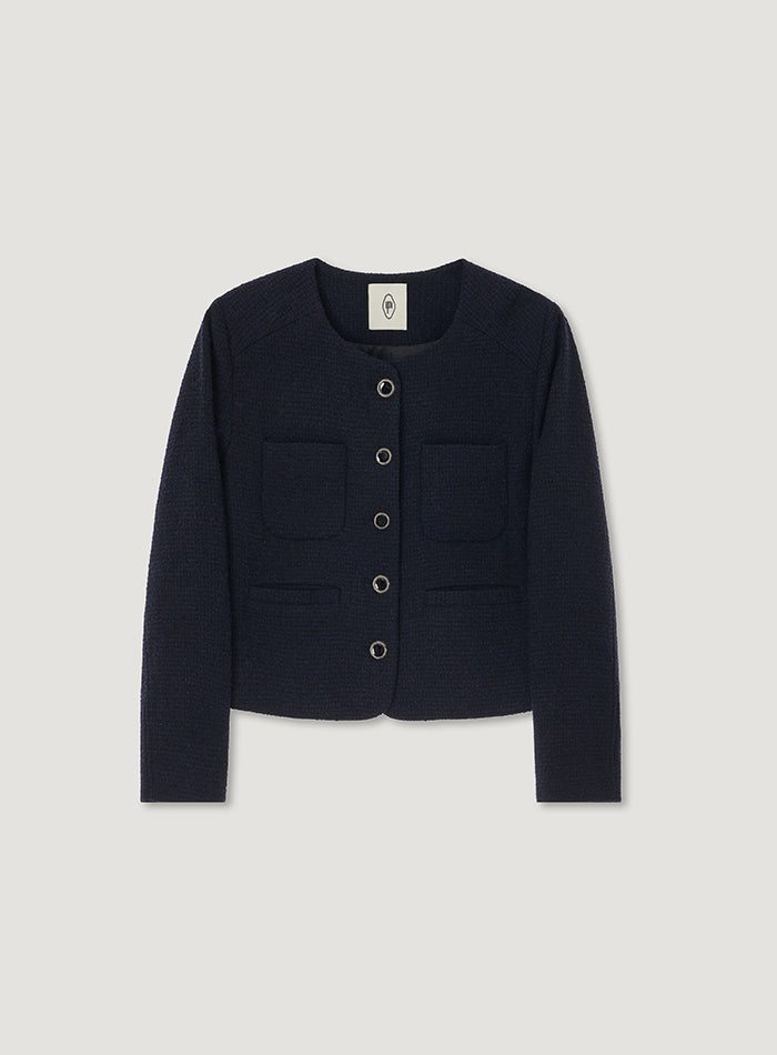 Mango Maniplease Burd Tweed Jacket