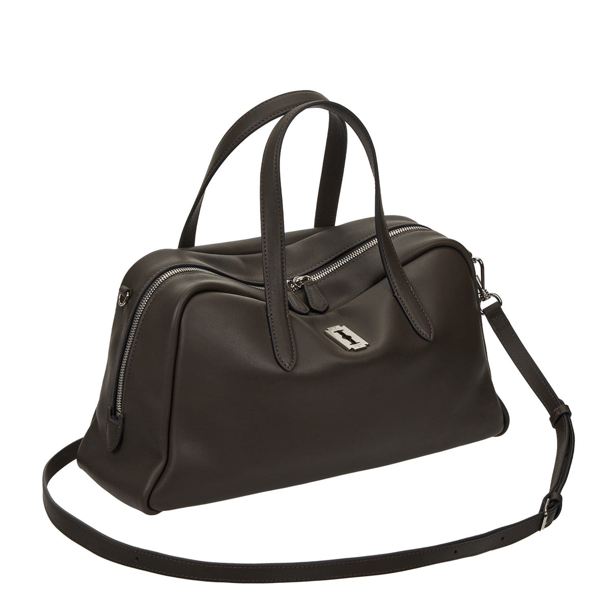 Vunque Toque Crumble Tote M Dark Brown