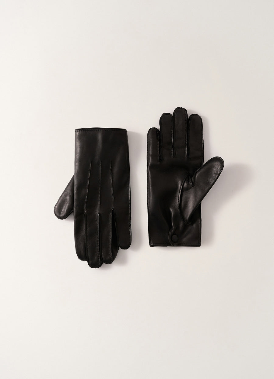 Nothing Written Gentle lamb skin gloves (Black)