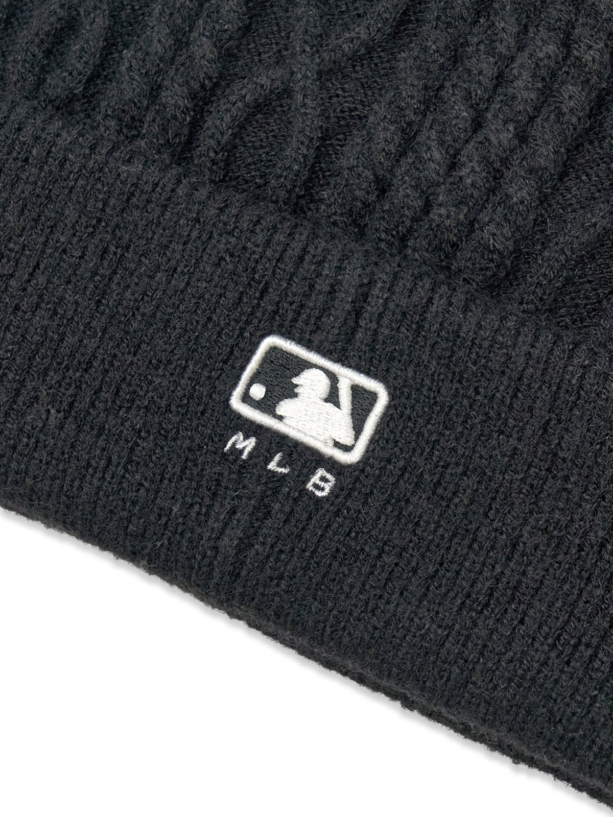 MLB Wool Blend Cable Knit Beanie