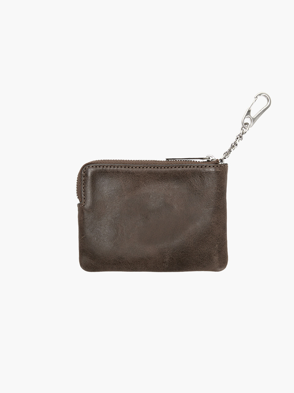 Margesherwood Heart Zipper Wallet washed brown pull-up