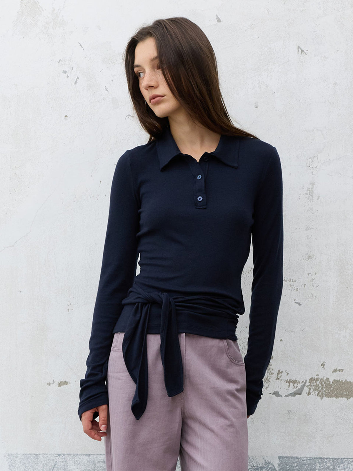 Raive Unbalance Ruffle T-shirts