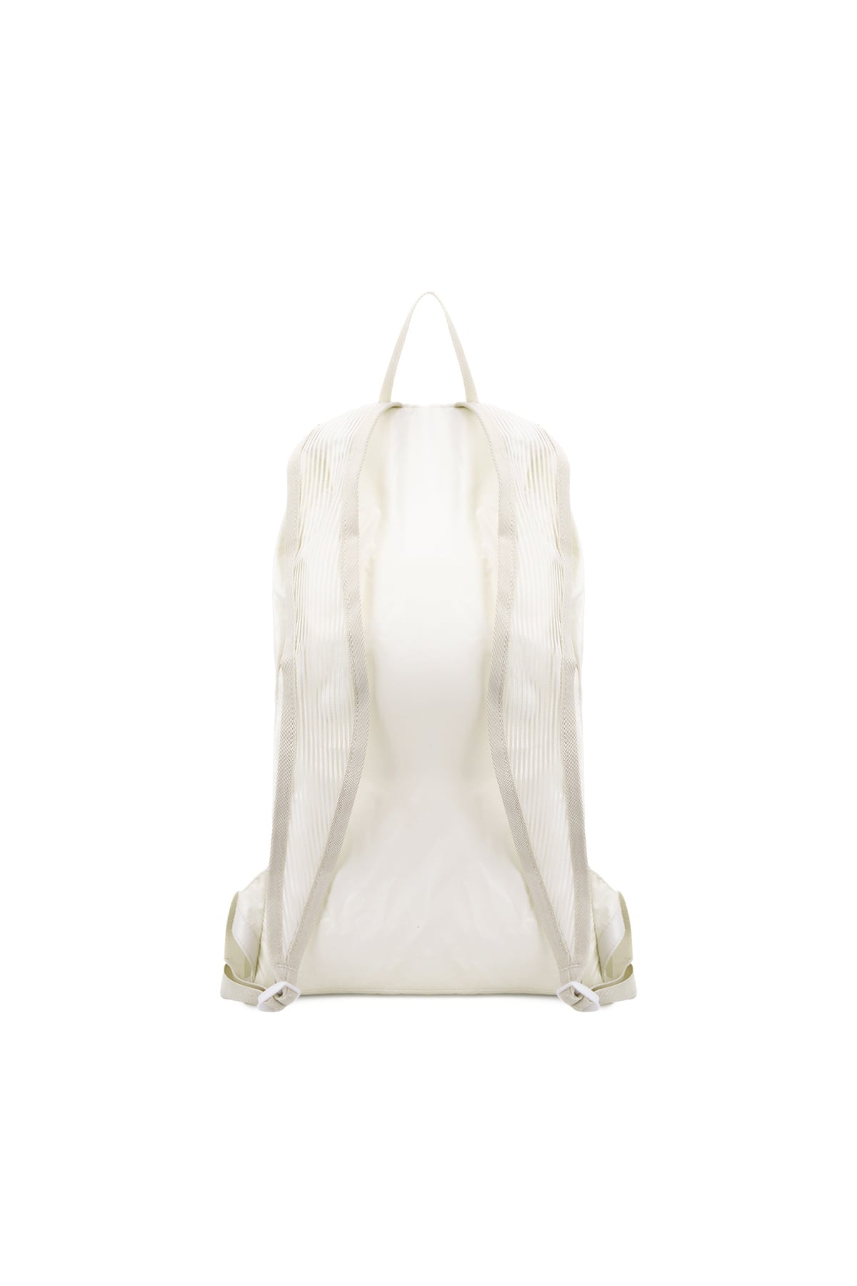 [matinkim] GLOSSY PACKABLE BACKPACK IN WHITE