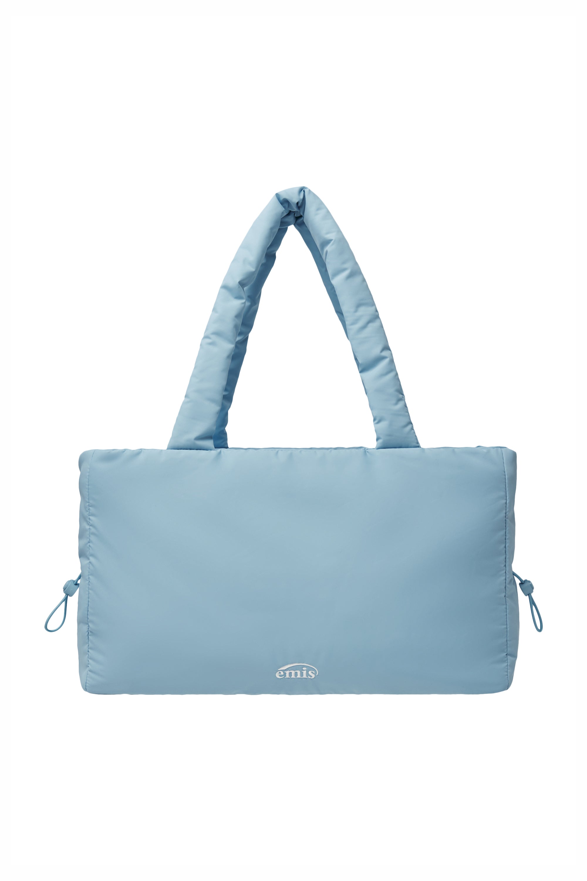 PUFFER STRING TOTE BAG-SKY BLUE