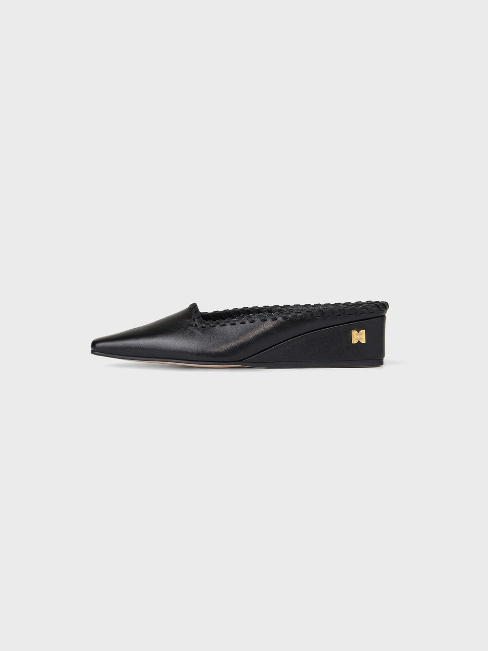 EENK Classic Stitch Detail Mules - Black