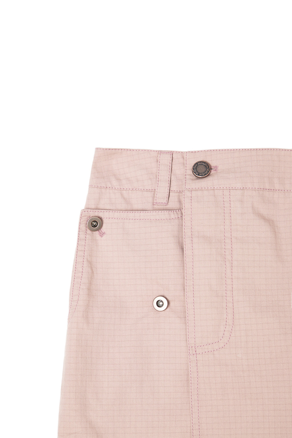 [matinkim] POCKET FOLDOVER WRAP MINI SKIRT IN INDIAN PINK