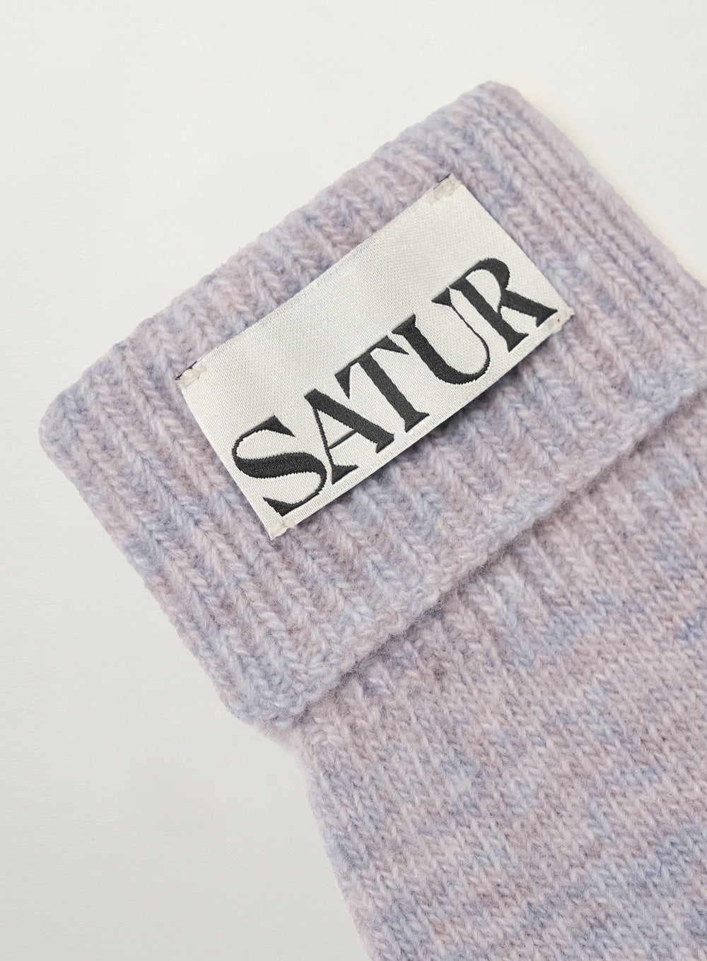 [satur] Basic Knit Glove - Purple