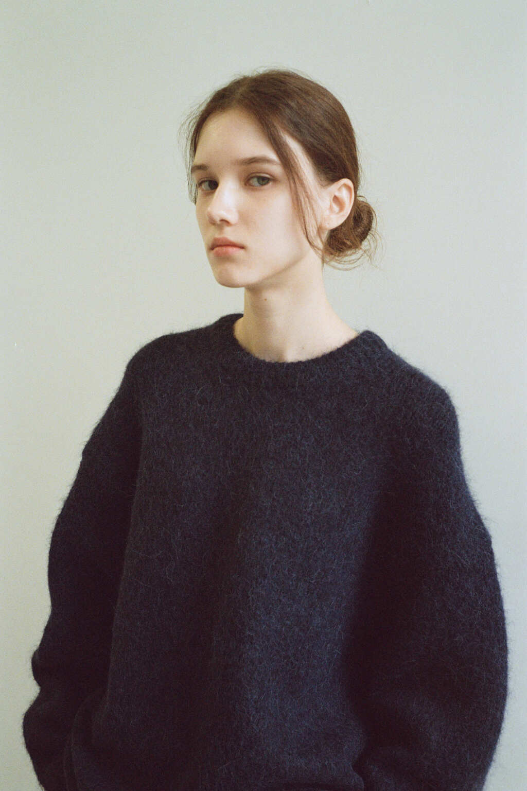 Facade Pattern Alpaca Cloud Knitwear midnight navy