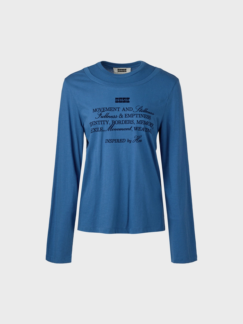 EENK Layered Printed T-shirt - Blue