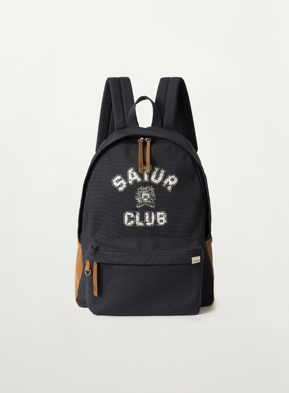 Satur Classic Canvas Backpack - Navy