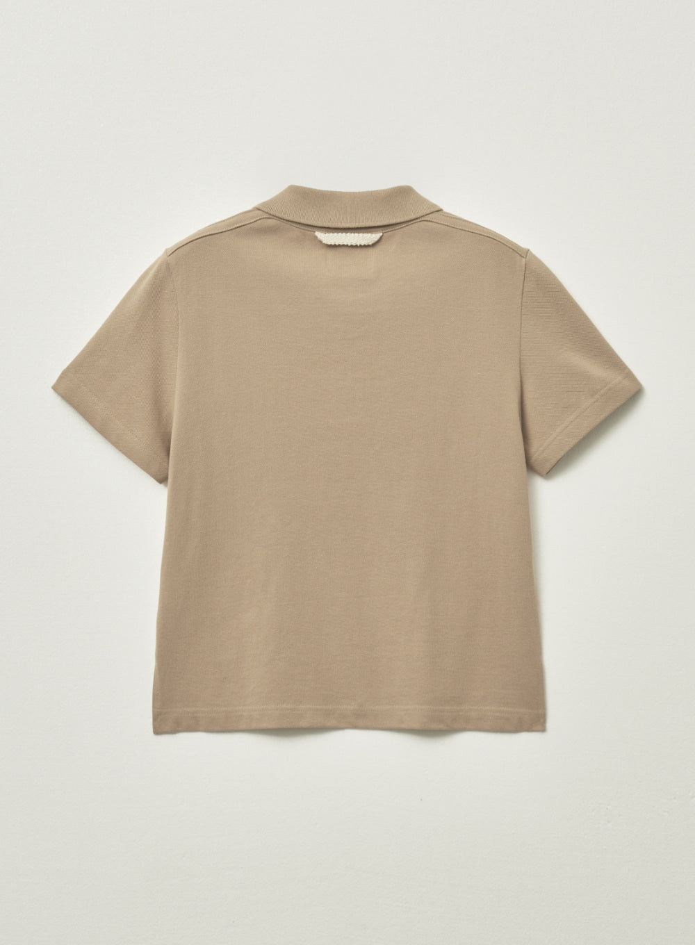 [satur] (W) Basic Pique Polo T-Shirt - Beige