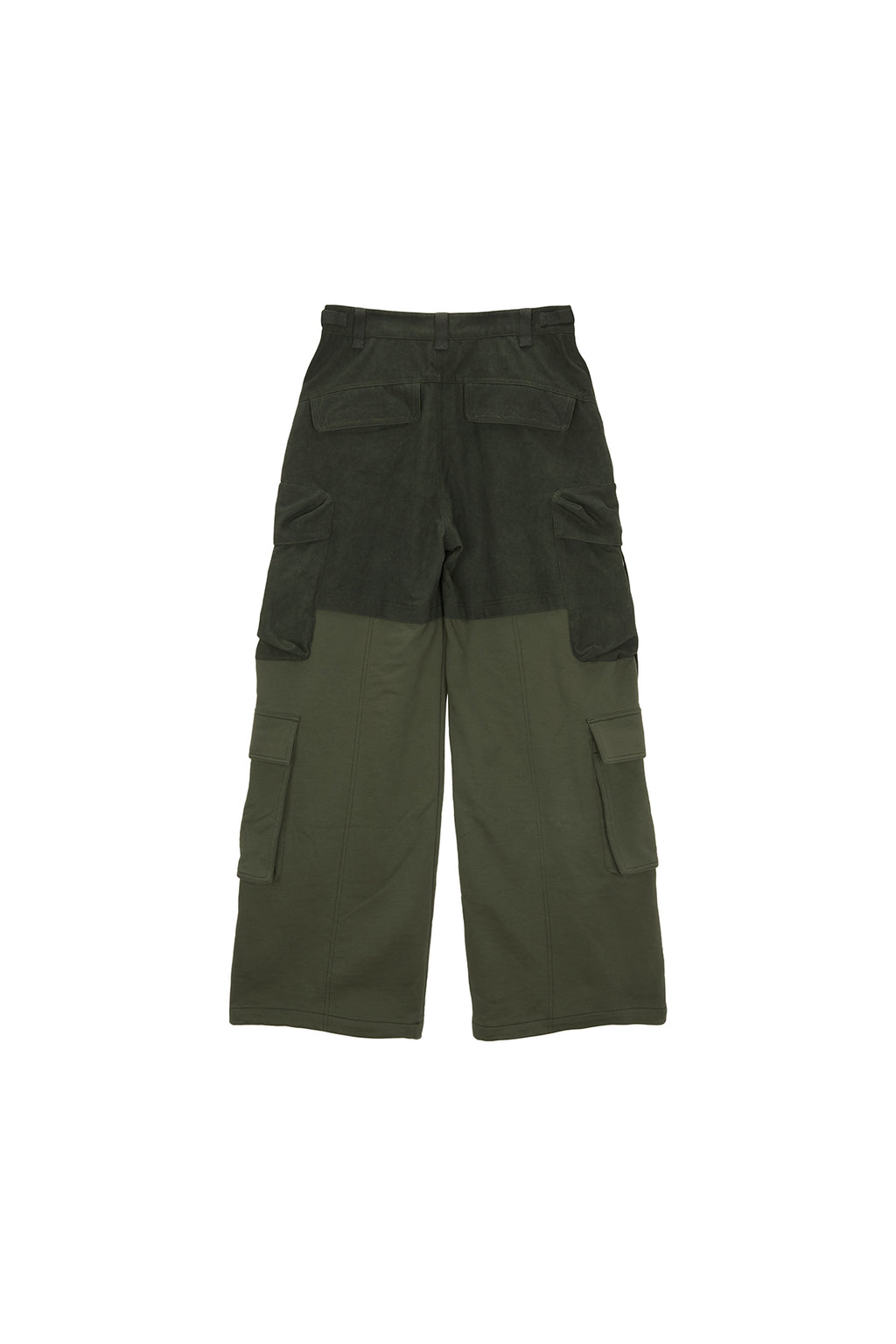Matinkim Jersey Mixed Cargo Pants IN Khaki