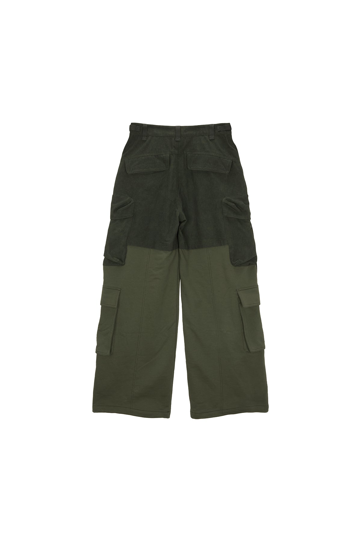 Matinkim Jersey Mixed Cargo Pants IN Khaki