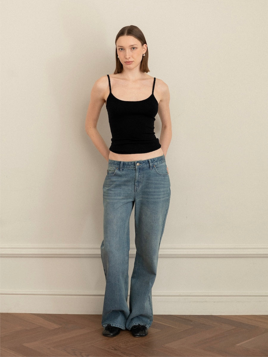 GLOWNY The Rodeo Jeans (Washed Blue)