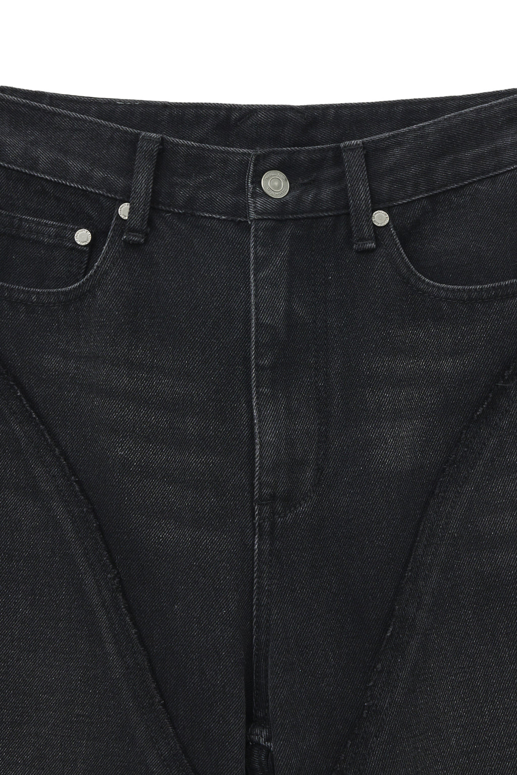 Matinkim Western Straight Fit Denim Pants IN Black