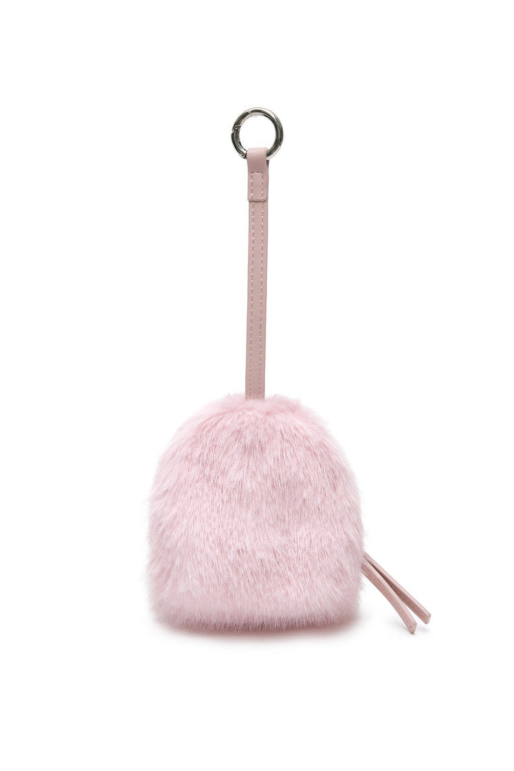 Matinkim Soft Fur Mini Cube Pouch IN Pink