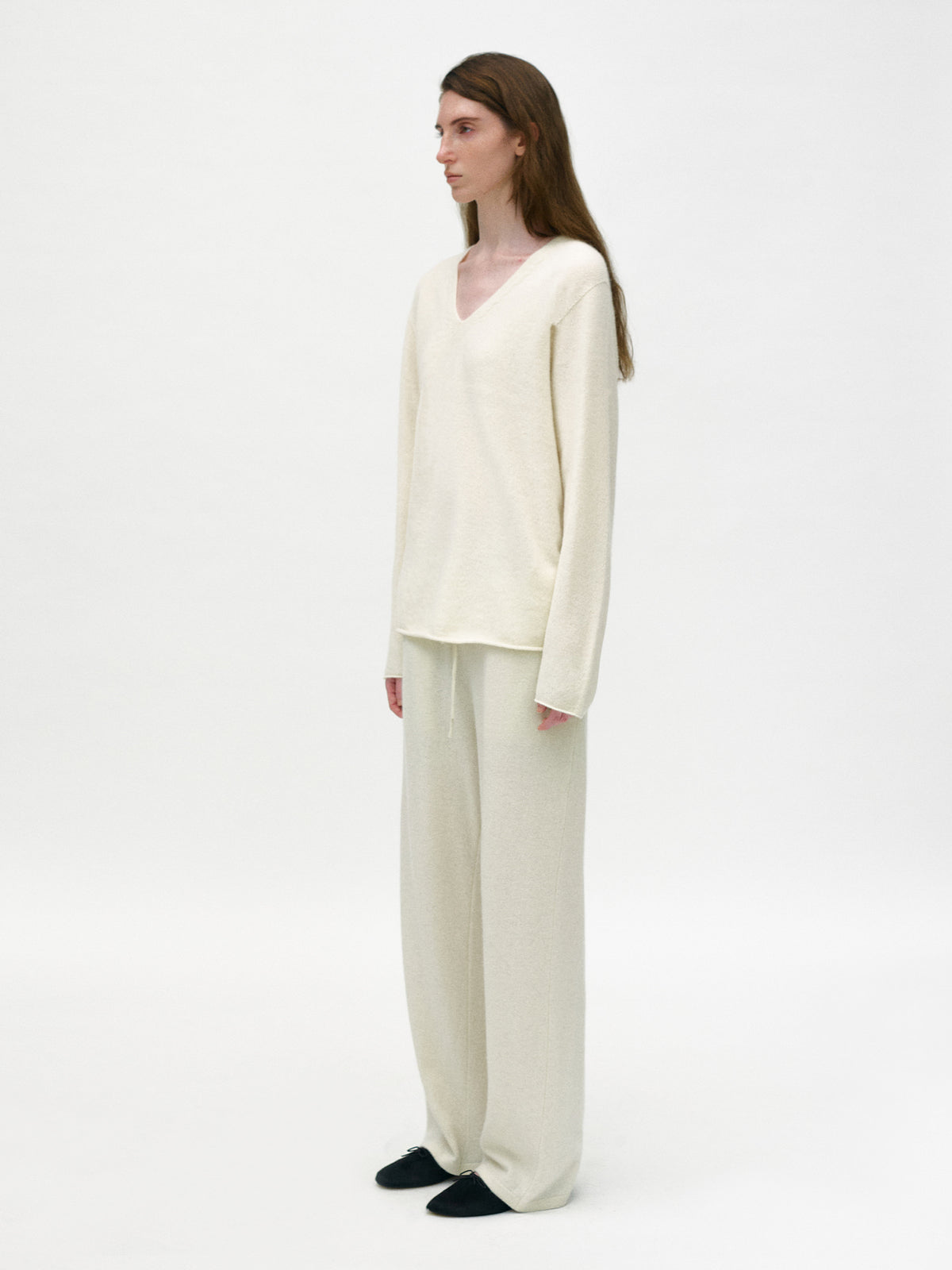 Nothing Written Lou knit pants (Milk ivory)