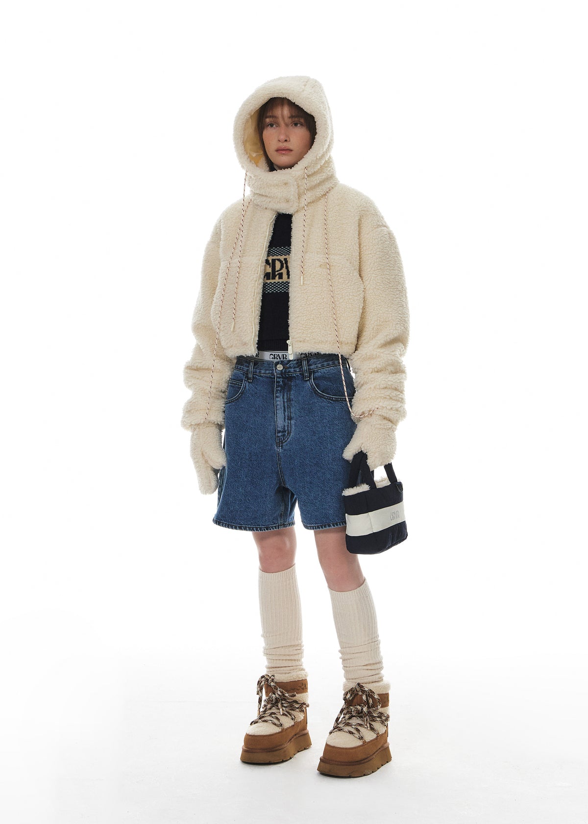 Grove Lavish Fleece Jacket&Gloves Set