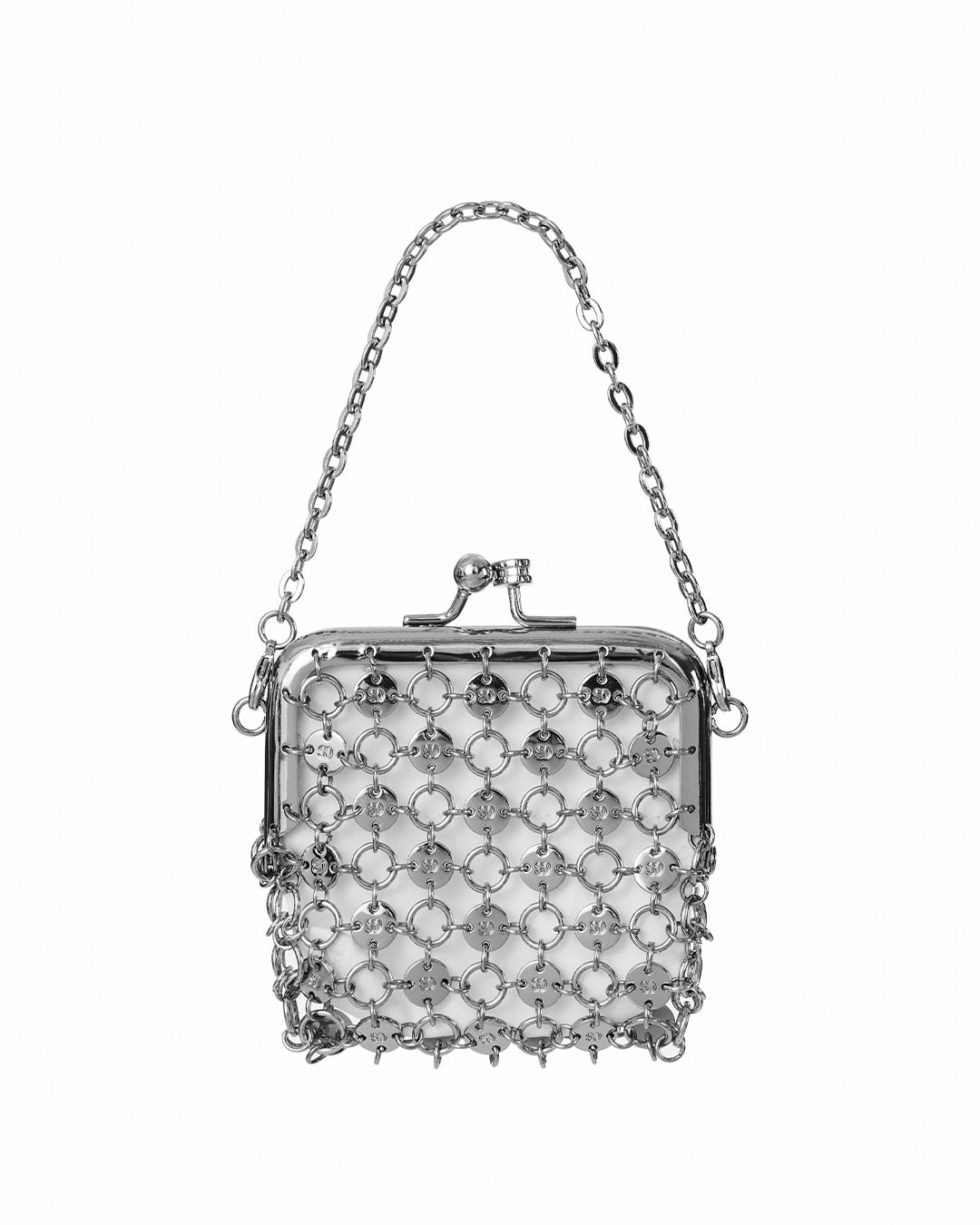 Hippo Frame Bag · Silver
