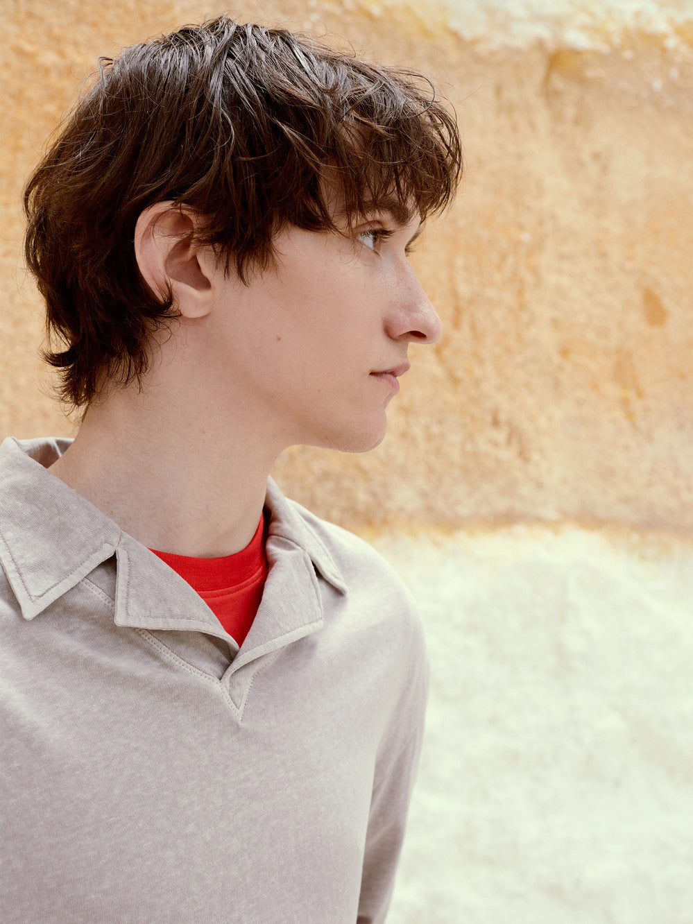 Low Classic Washed Jersey Long Sleeve T-Shirt Pink