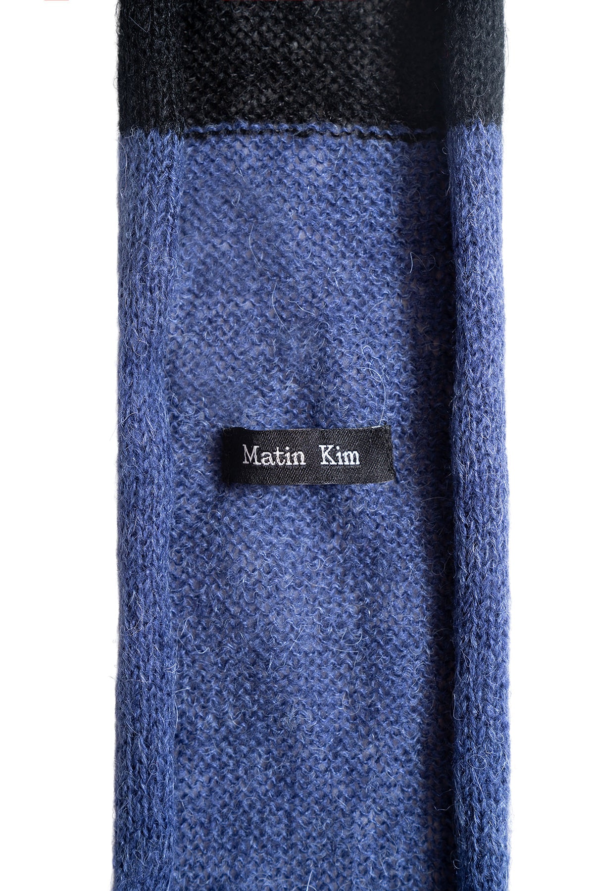 Matinkim Multi Stripe Alpaca Blended Muffler IN Blue