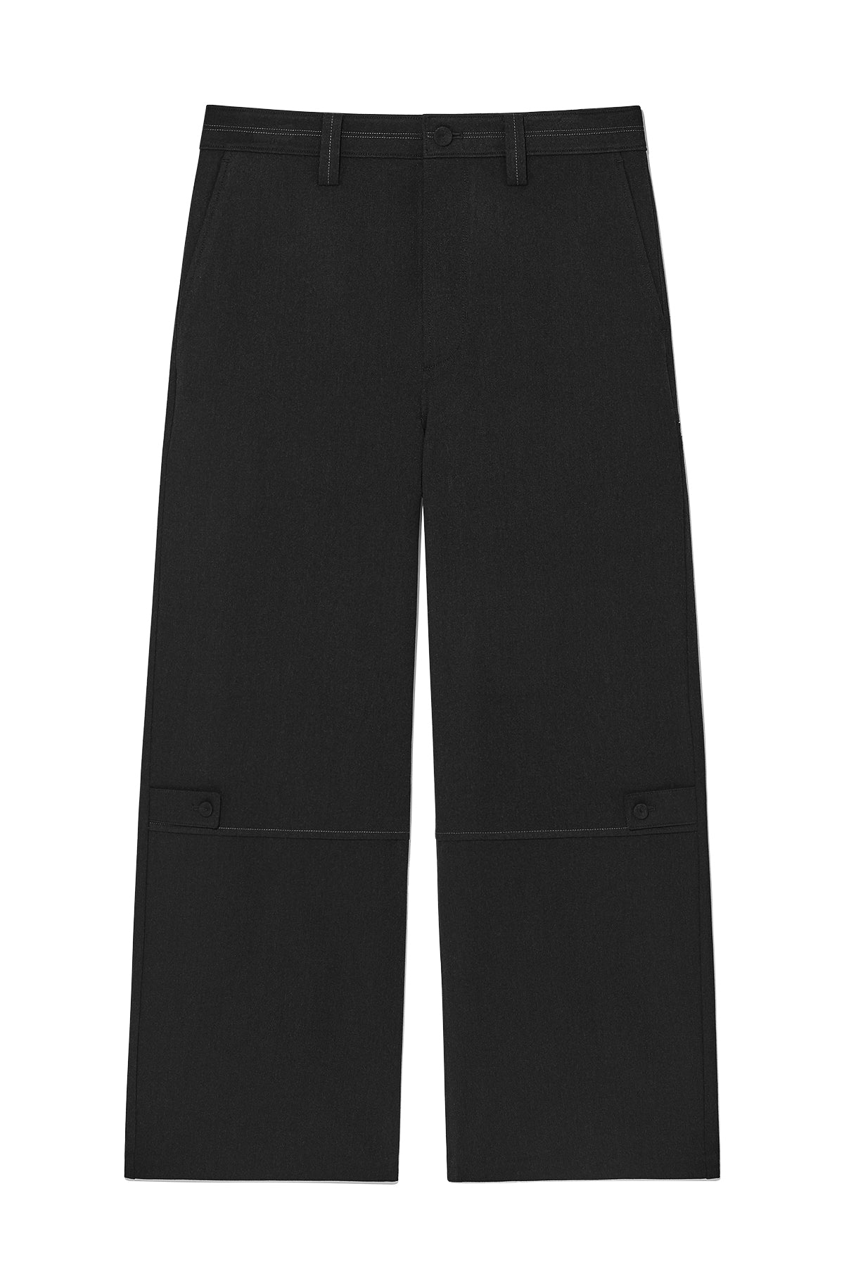 Matinkim Stitch Point Button Trouser For Men IN Charcoal