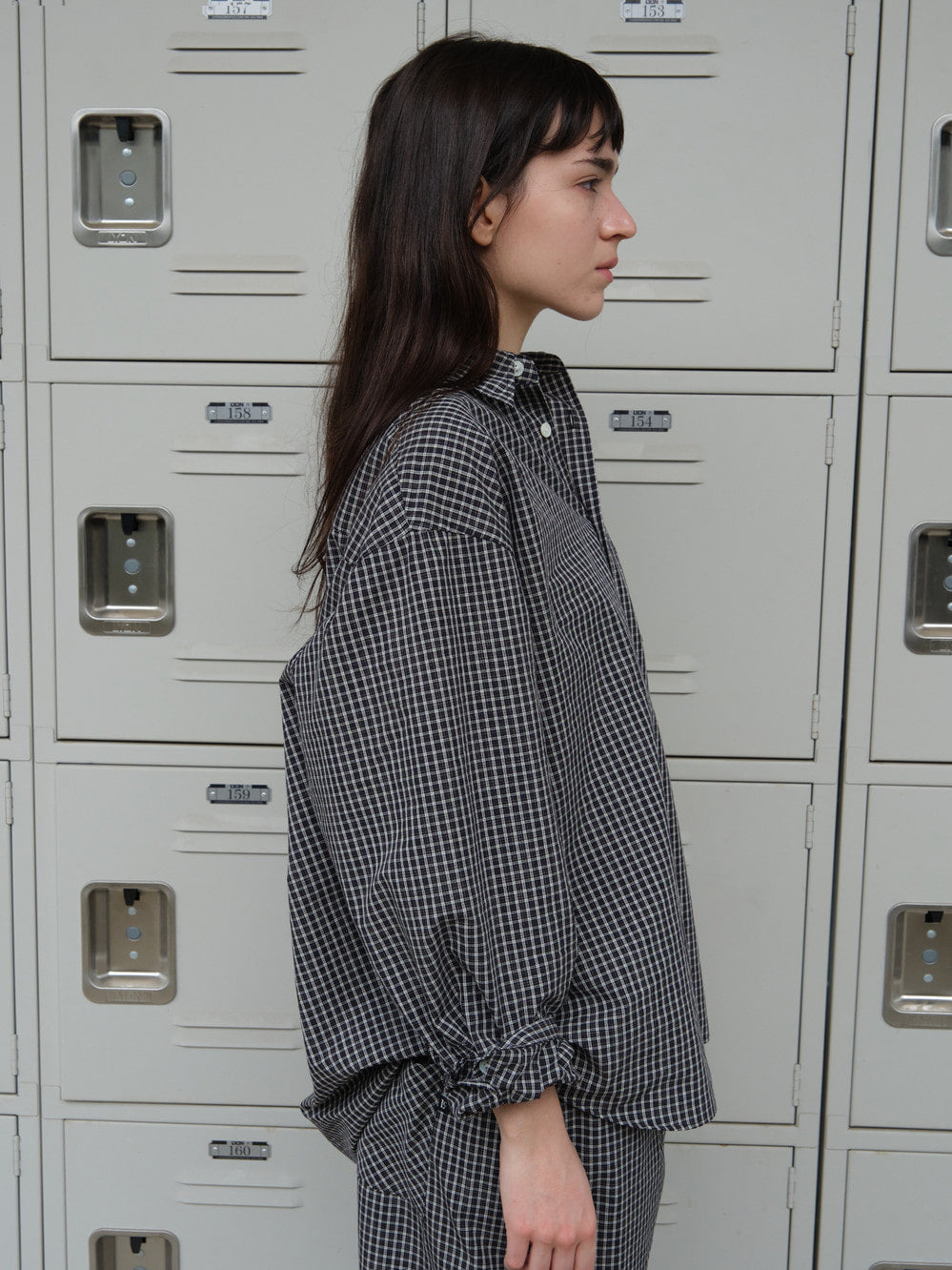 Low Classic Oversized Lc Checked Shirt Black