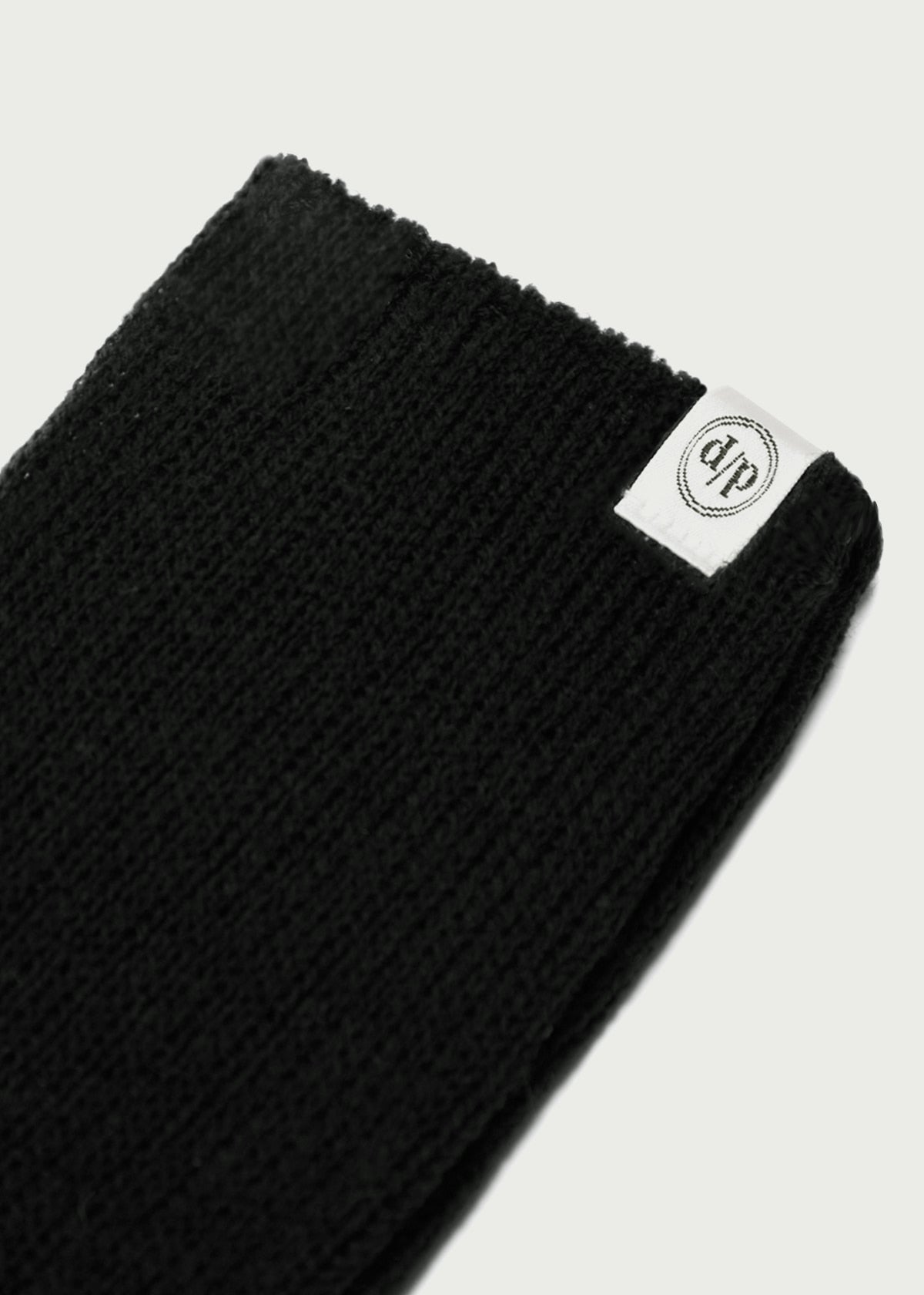 Depound sheer knit socks - black