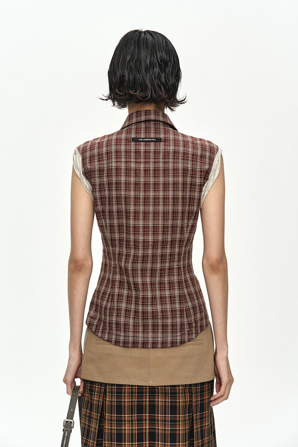 Andersson Bell Check Sleeveless Shirt